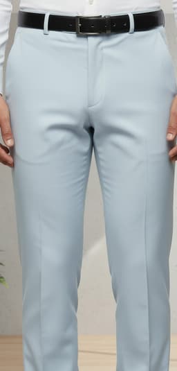 Men’s Tailored Slim Fit Formal Pants Boston SKY BLUE