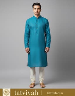 Tatvivah Men’s Jacquard Ethnic Kurta 2114