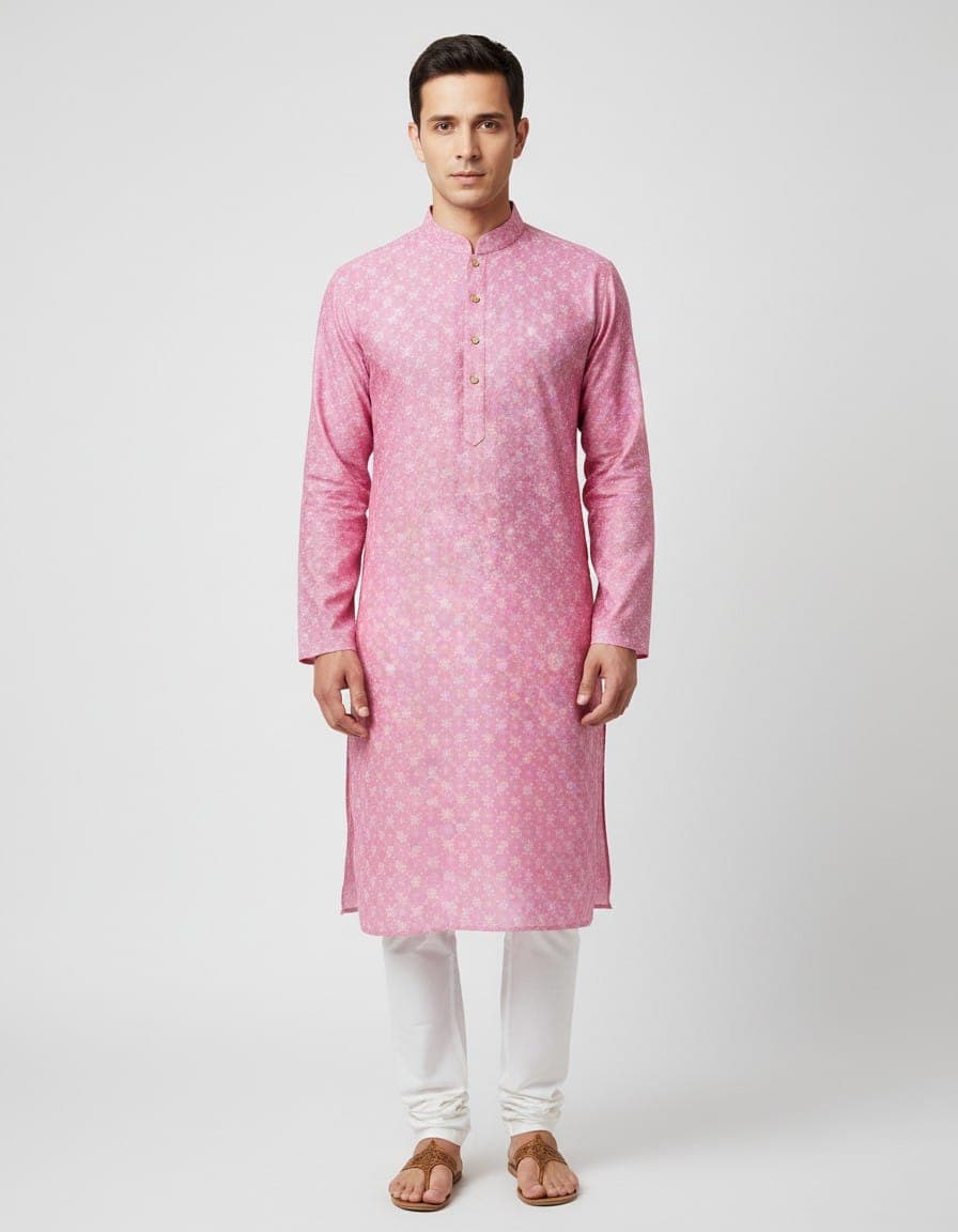 Tatvivah Men’s Jacquard Ethnic Kurta 2116