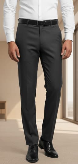 Men’s Premium Tailored Formal Pants Linza Lachka Black