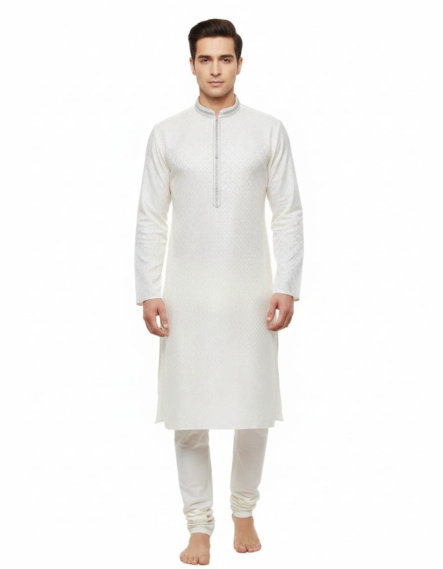 Tatvivah Men’s Jacquard Ethnic Kurta 3149
