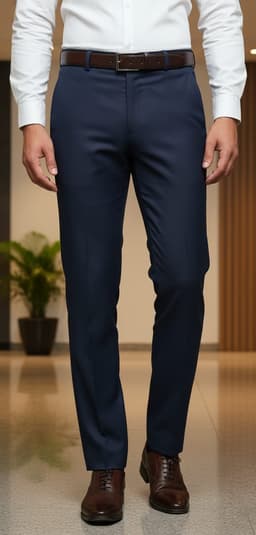 Men’s Premium Tailored Formal Pants Linza Lachka Blue
