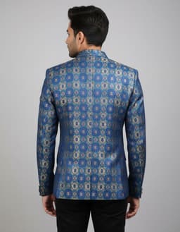 Tatvivah Men's Jodhpuri Green Blue 6331