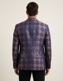 Tatvivah Men's Jodhpuri Red Blue 6331