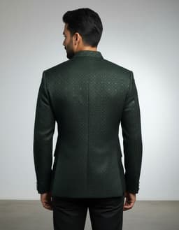 Tatvivah Men's Jodhpuri Green Black 6332