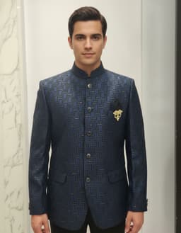 Tatvivah Men's Jodhpuri Blue 6336