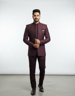 Tatvivah Men's Open Jodhpuri Purple 6337