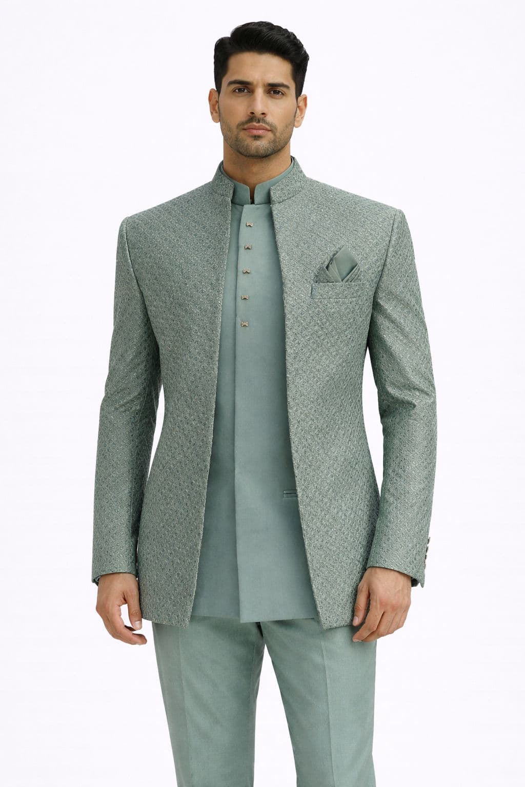 Tatvivah Men's Open Jodhpuri Green 6341