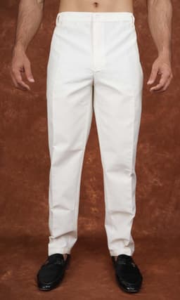 Men’s Premium Ethnic Kurta Set | Stylish Wedding & Festive Wear Kurta Pajama 3128 White