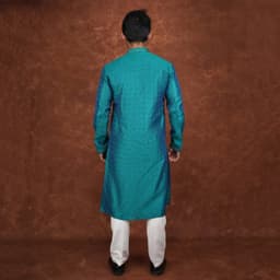 Men’s Premium Ethnic Kurta Set | Stylish Wedding & Festive Wear Kurta Pajama 3131 Dark Green