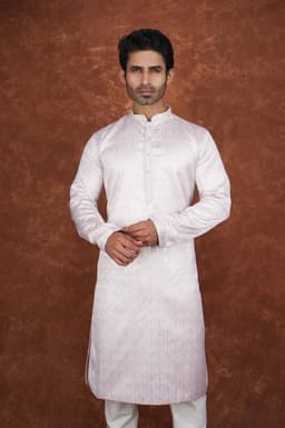 Men’s Premium Ethnic Kurta Set | Stylish Wedding & Festive Wear Kurta Pajama 3133 Pink