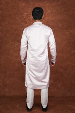 Men’s Premium Ethnic Kurta Set | Stylish Wedding & Festive Wear Kurta Pajama 3133 Pink