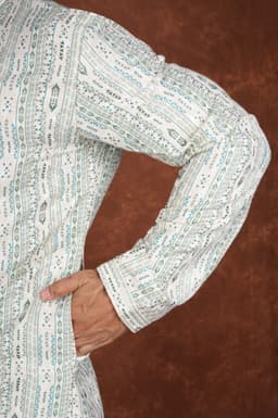 Men’s Premium Ethnic Kurta Set | Stylish Wedding & Festive Wear Kurta Pajama 3139 Green