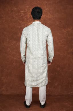 Men’s Premium Ethnic Kurta Set | Stylish Wedding & Festive Wear Kurta Pajama 3139 Green