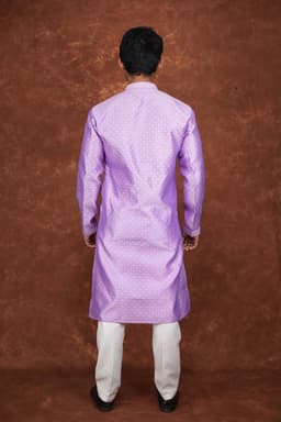 Men’s Premium Ethnic Kurta Set | Stylish Wedding & Festive Wear Kurta Pajama 3136 Purple