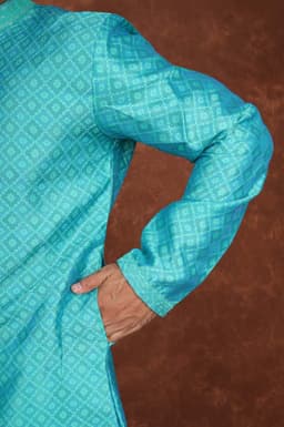 Men’s Premium Ethnic Kurta Set | Stylish Wedding & Festive Wear Kurta Pajama 3131 Light Green