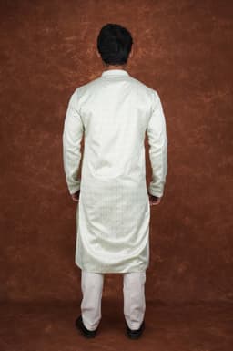 Men’s Premium Ethnic Kurta Set | Stylish Wedding & Festive Wear Kurta Pajama 3133 Green