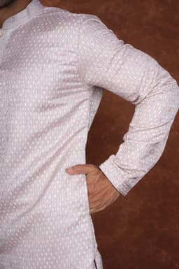 Men’s Premium Ethnic Kurta Set | Stylish Wedding & Festive Wear Kurta Pajama 3142 Pink