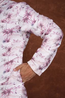 Men’s Premium Ethnic Kurta Set | Stylish Wedding & Festive Wear Kurta Pajama 3140 Pink