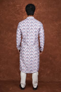 Men’s Premium Ethnic Kurta Set | Stylish Wedding & Festive Wear Kurta Pajama 3141 Purple