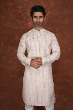 Men’s Premium Ethnic Kurta Set | Stylish Wedding & Festive Wear Kurta Pajama 3139 Yellow