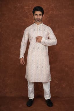 Men’s Premium Ethnic Kurta Set | Stylish Wedding & Festive Wear Kurta Pajama 3139 Yellow