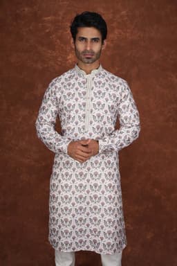 Men’s Premium Ethnic Kurta Set | Stylish Wedding & Festive Wear Kurta Pajama 3141 Yellow