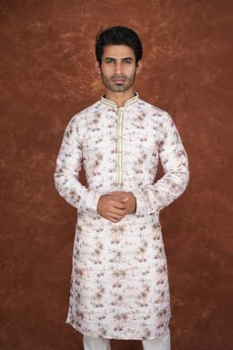 Men’s Premium Ethnic Kurta Set | Stylish Wedding & Festive Wear Kurta Pajama 3140 Yellow