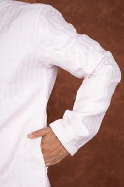 Men’s Premium Ethnic Kurta Set | Stylish Wedding & Festive Wear Kurta Pajama 3128 Pink