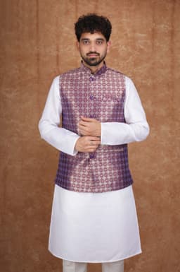 Tatvivah Men's Modi Jacket Purple 4206