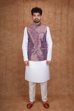 Tatvivah Men's Modi Jacket Purple 4206