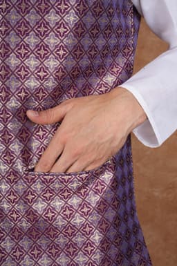 Tatvivah Men's Modi Jacket Purple 4206