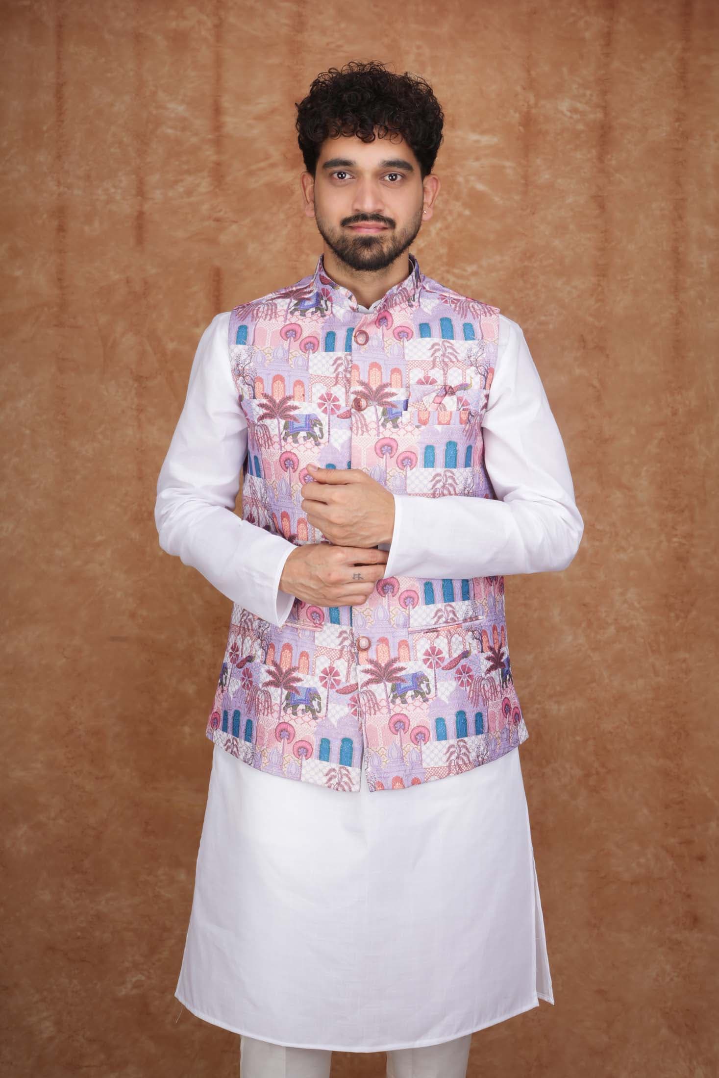 Tatvivah Men's Modi Jacket Purple 4203