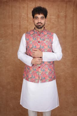 Tatvivah Men's Modi Jacket Pink 4202