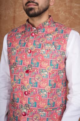 Tatvivah Men's Modi Jacket Pink 4202
