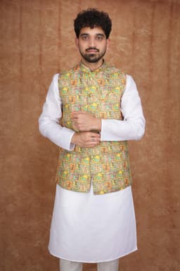 Tatvivah Men's Modi Jacket Yellow 4202