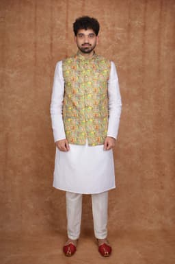 Tatvivah Men's Modi Jacket Yellow 4202