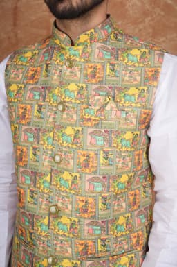 Tatvivah Men's Modi Jacket Yellow 4202