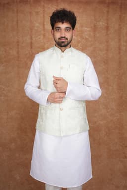 Tatvivah Men's Modi Jacket White 4207