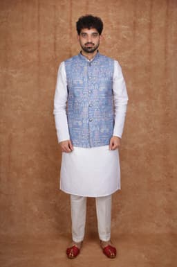 Tatvivah Men's Modi Jacket Blue 4201