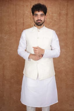 Tatvivah Men's Modi Jacket White 4208