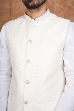 Tatvivah Men's Modi Jacket White 4208