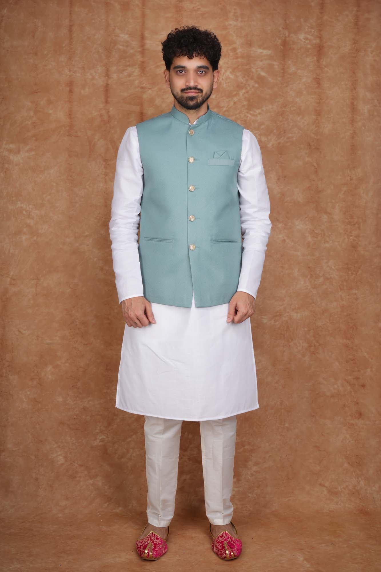 Tatvivah Men's Modi Jacket CREP Sage Green