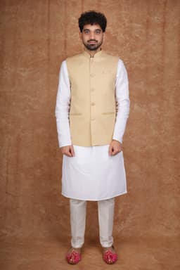 Tatvivah Men's Modi Jacket CREP Cream