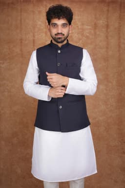 Tatvivah Men's Modi Jacket CREP Navy Blue