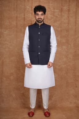 Tatvivah Men's Modi Jacket CREP Navy Blue